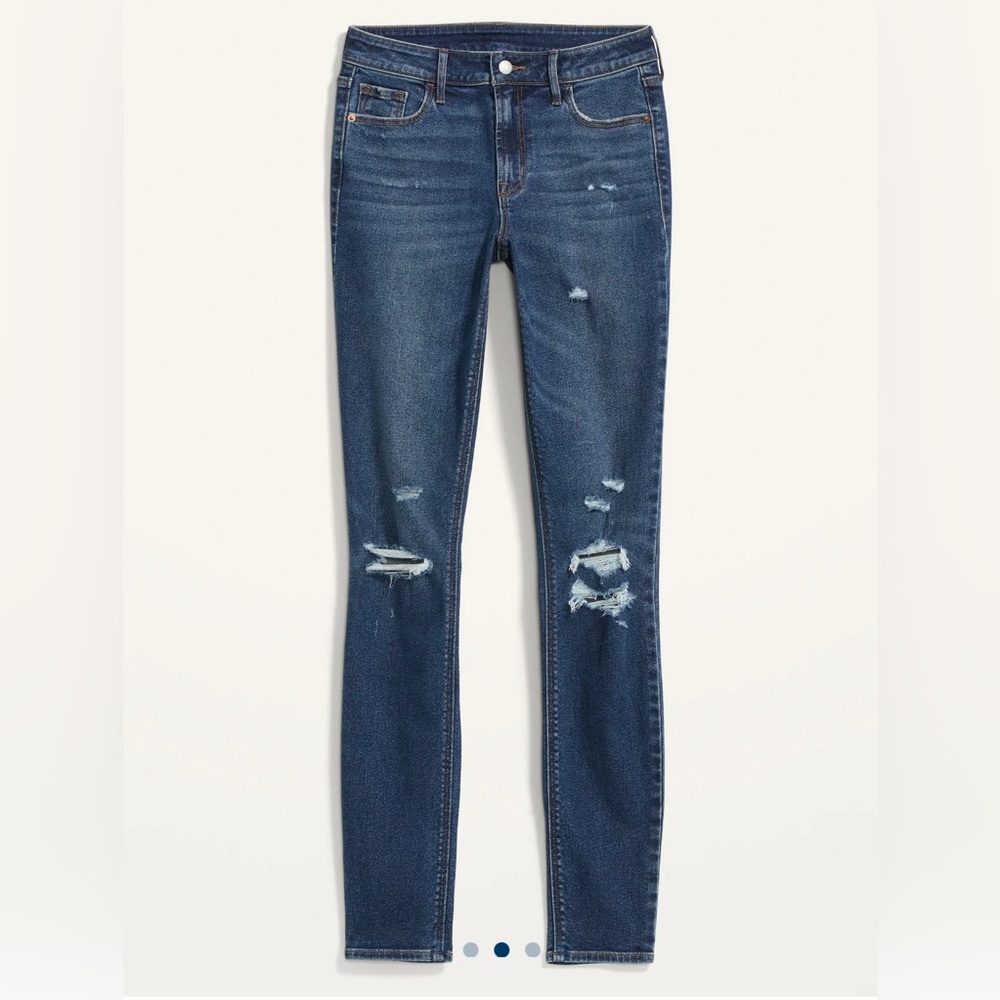 SOLD!!! Old Navy Distressed Rockstar Jeans - Picture 5 of 9